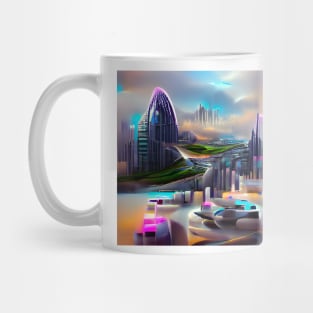 Futuristic Advanced City Mug